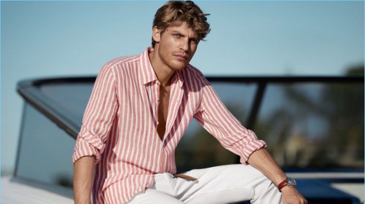 Baptiste Radufe Embraces a ‘Weekend Ease’ with Michael Kors