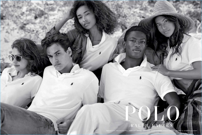 Models Jegor Venned and Hamid Onifade front a campaign for POLO Ralph Lauren.