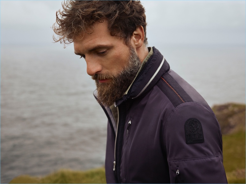 Model Christian Gajdus wears Parajumpers' Tsuge jacket. » Achieve a Rugged Sensibility with Parajumpers' Latest Outerwear Model Christian Gajdus wears Parajumpers' Tsuge jacket.