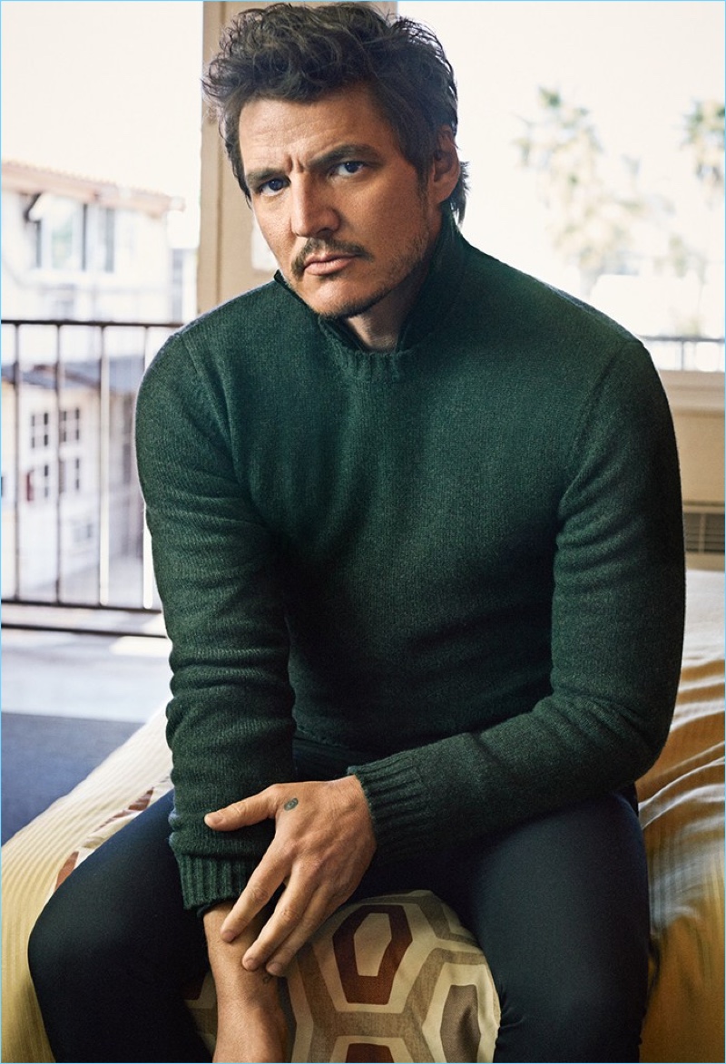 Front and center, Pedro Pascal wears Valentino.