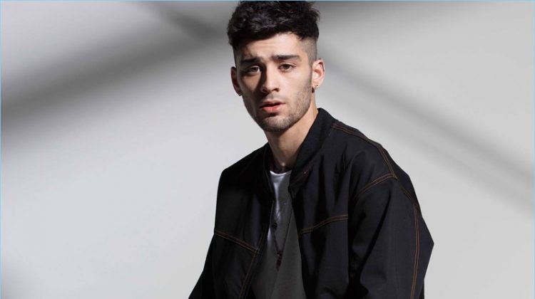 Zayn Malik sports a denim bomber jacket from Penshoppe's Denimlab line.