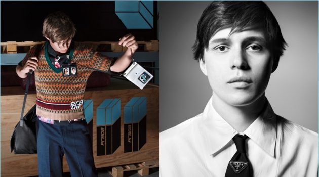 Prada Taps Nick Robinson, Paul Dano + More for Fall '18 Campaign Nick Robinson fronts Prada's fall-winter 2018 campaign.