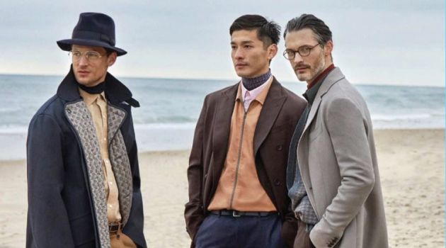 Ben Hill, Daisuke Ueda & Garrett Neff Don Fall Fashions for Robb Report Ben Hill, Daisuke Ueda & Garrett Neff Don Fall Fashions for Robb Report