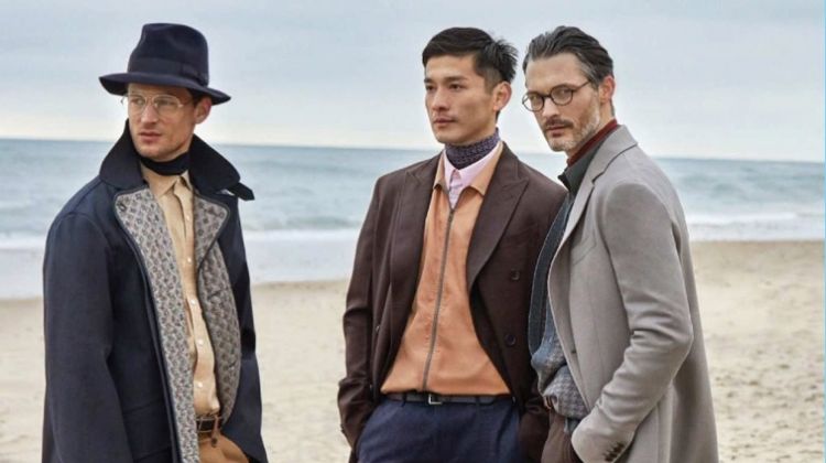 Ben Hill, Daisuke Ueda & Garrett Neff Don Fall Fashions for Robb Report