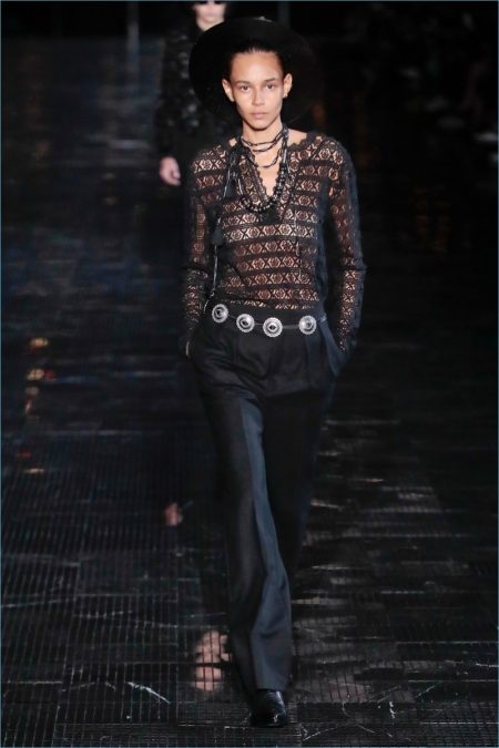 Watch the Spring 2019 Saint Laurent Menswear Show—It's Everything