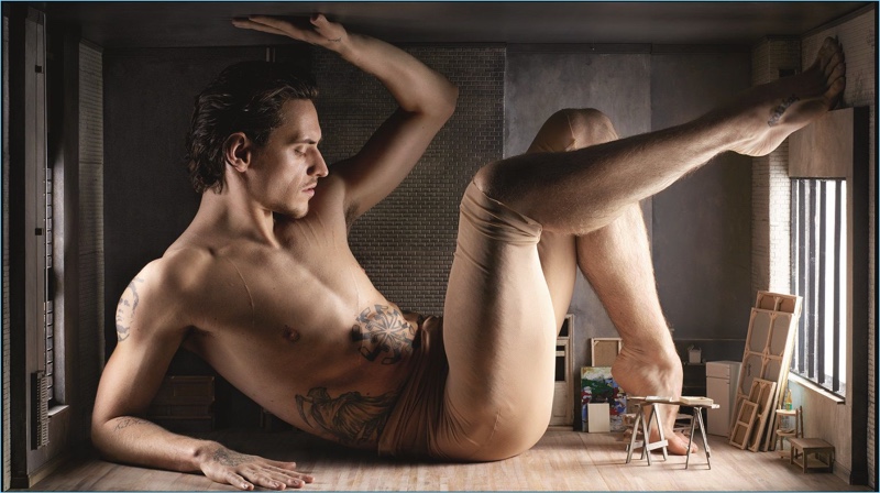 Sergei Polunin stars in a video for Hunger TV.