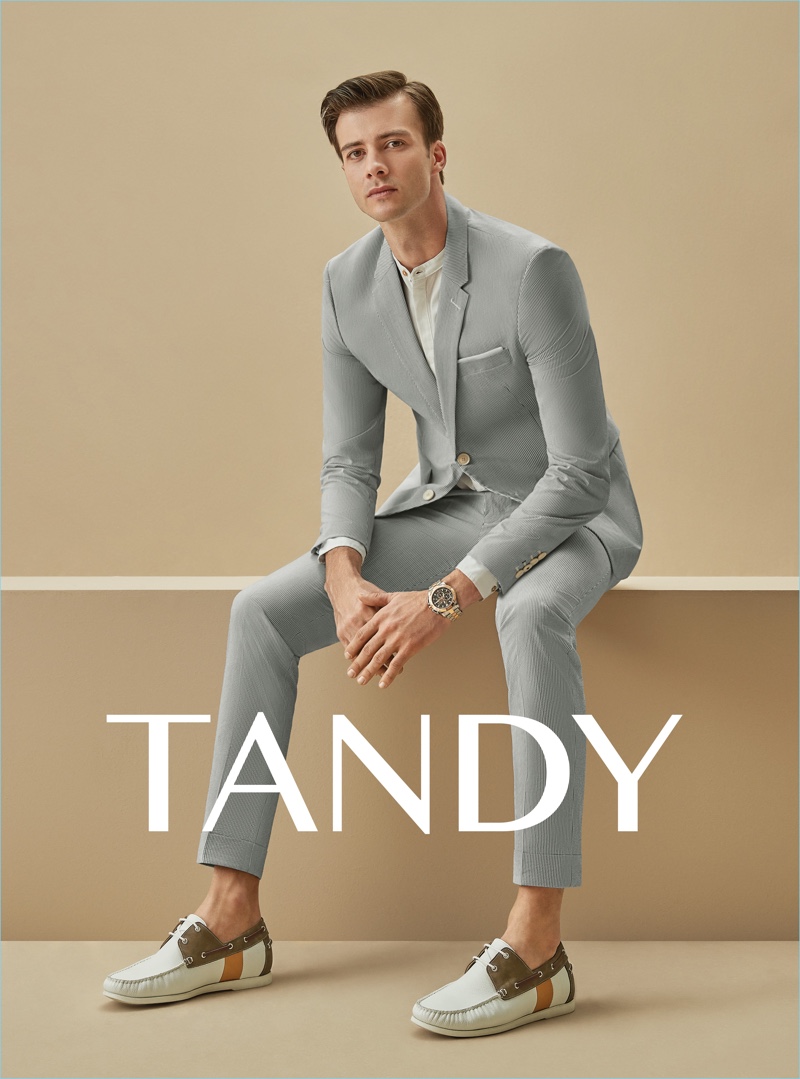 Gilberto Fritsch fronts Tandy's spring-summer 2018 campaign.