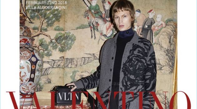 Valentino Goes Haute Punk for Fall '18 Campaign Jonas Glöer stars in Valentino's fall-winter 2018 men's campaign.