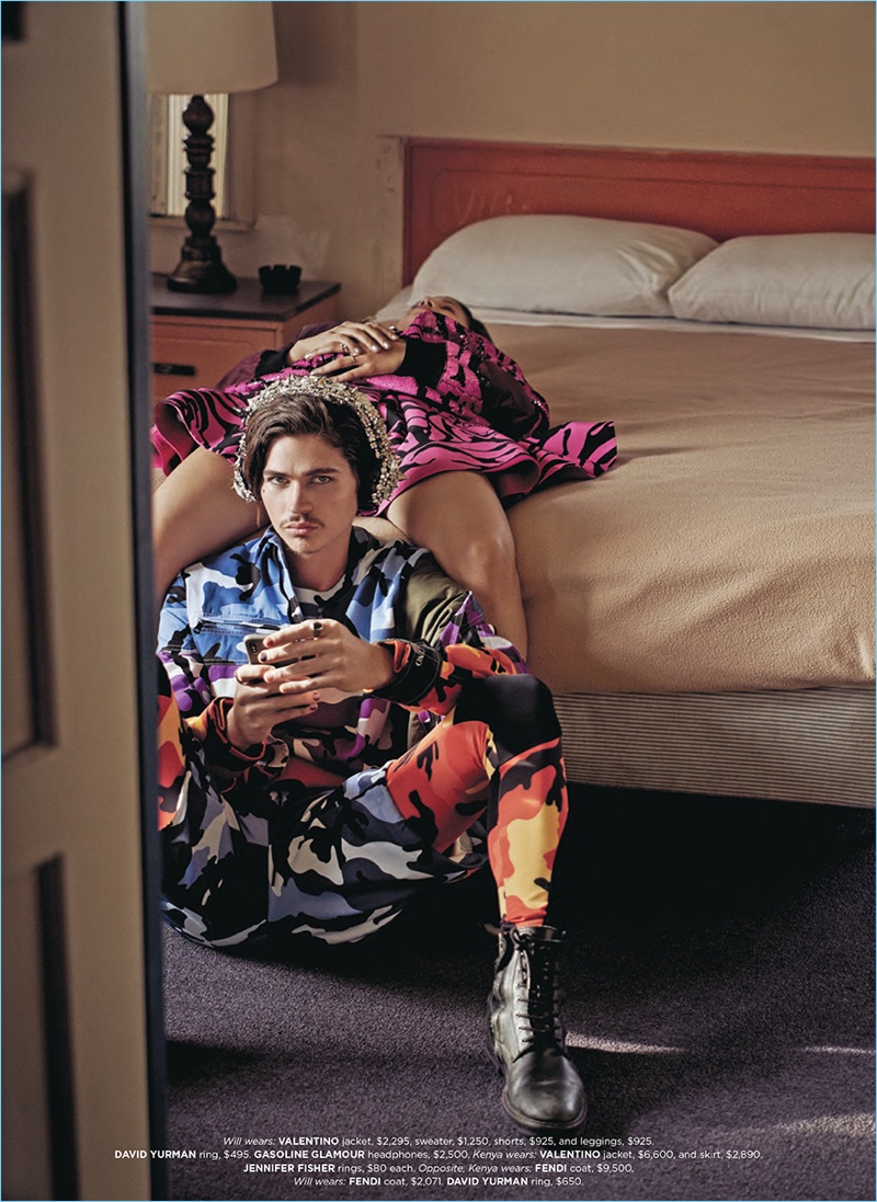 Will Peltz Kenya Kinski Jones 2018 C Magazine Photo Shoot 007