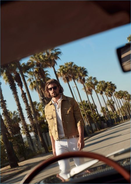 Wouter Peelen Takes to the Road in Mango Summer Styles