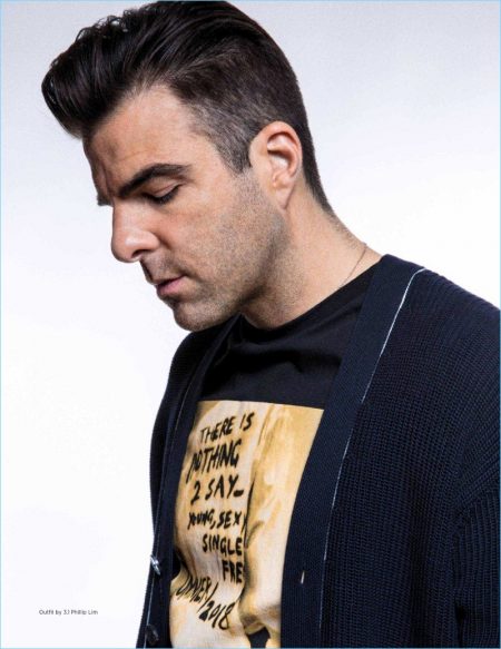 Zachary Quinto Covers Da Man, Discusses Theater Acting