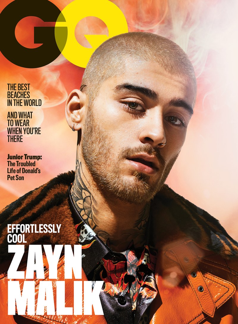 Zayn Malik covers the July 2018 issue of American GQ.