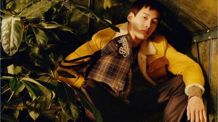 Wang Chen Ming stars in Bally's fall-winter 2018 campaign.