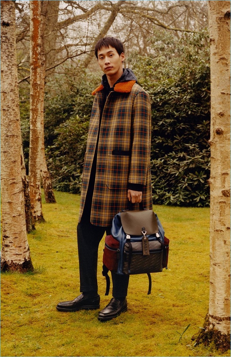 Bally enlists Wang Chen Ming as the star of its fall-winter 2018 campaign.