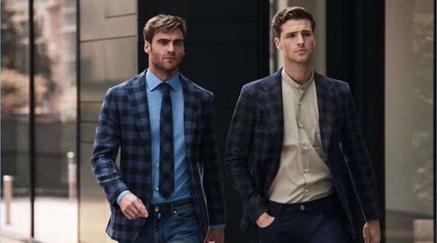 Edward Wilding & George Alsford Embrace Smart Fall '18 Style with Belvest