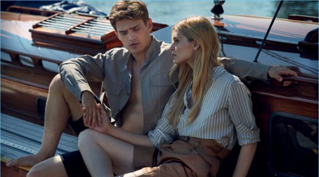 Bo Develius Couples Up with Justine Geneau for Plaza Cover Shoot Bo Develius Couples Up with Justine Geneau for Plaza Cover Shoot
