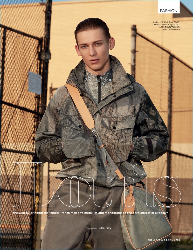 British GQ Sets Its Sights on Louis Vuitton Fall '18 Collection
