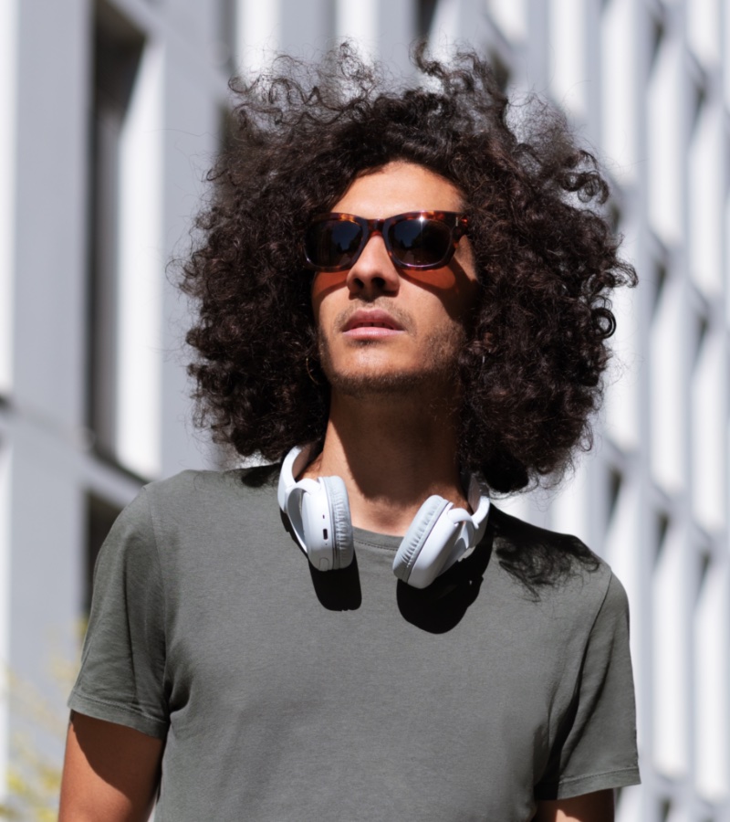 Curly Hair Medium Length Men Curly Hair Men Afro