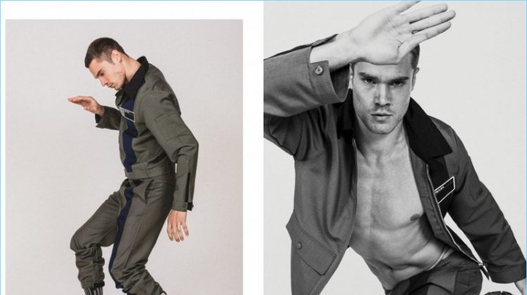 David Martins Hits Poses for Victor Magazine
