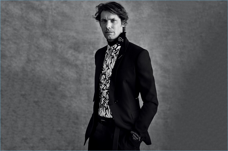 James Rousseau fronts Dior Men's fall-winter 2018 campaign.