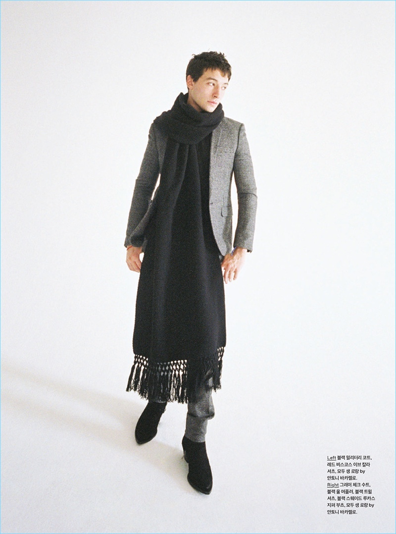 Ezra Miller | GQ Korea | 2018 | Cover | Photo Shoot | Fashion
