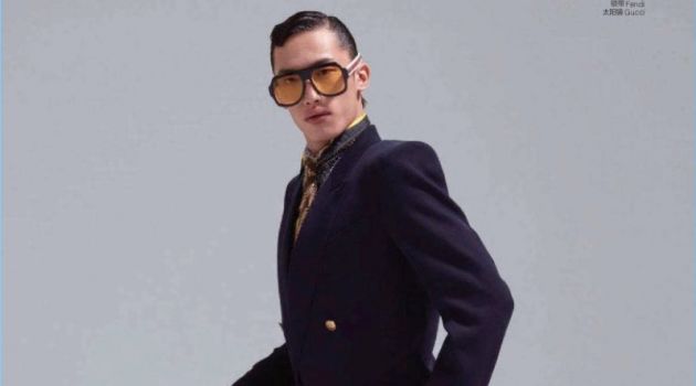 Cool Shades: Hang Yu Rocks Sunglasses for GQ China Cool Shades: Hang Yu Rocks Sunglasses for GQ China