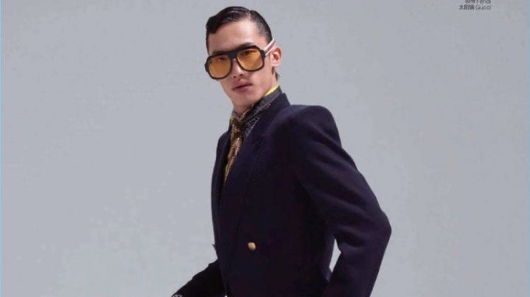 Cool Shades: Hang Yu Rocks Sunglasses for GQ China