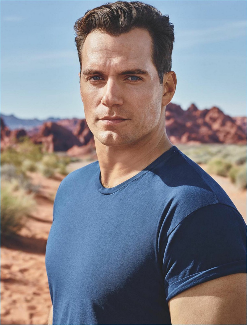 Actor Henry Cavill stars in a new photo shoot.