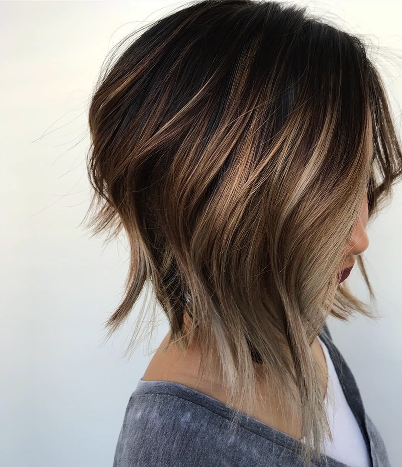 Shaggy Inverted Bob