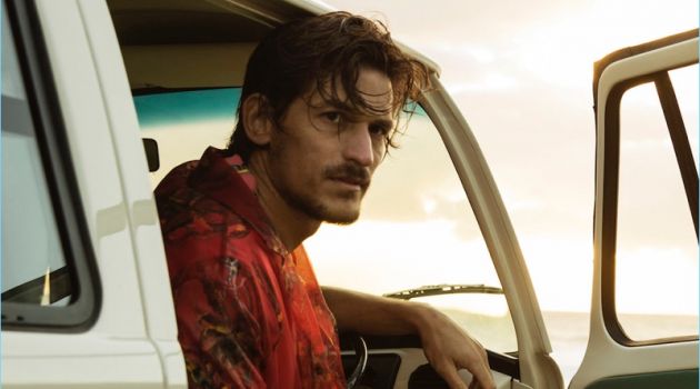 Jarrod Scott Makes a Splash in Louis Vuitton Jarrod Scott Makes a Splash in Louis Vuitton