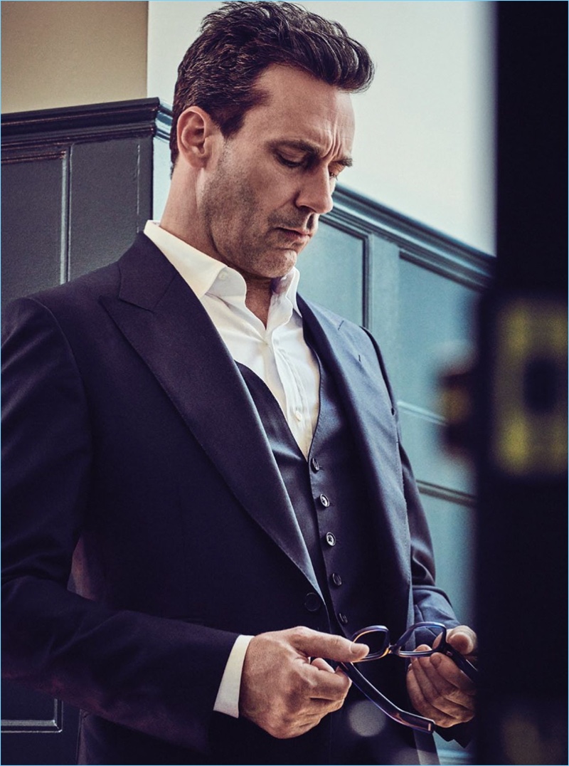 Actor Jon Hamm graces the pages of August Man.