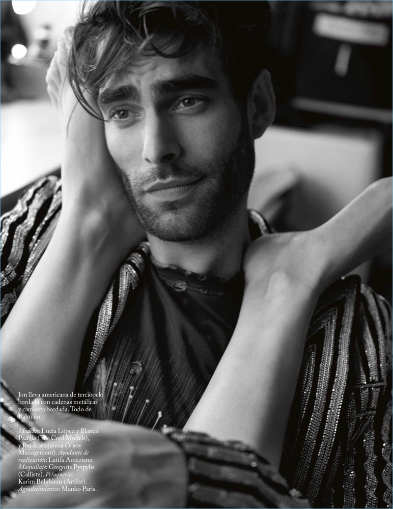 Jon Kortajarena graces the pages of Vogue Spain.