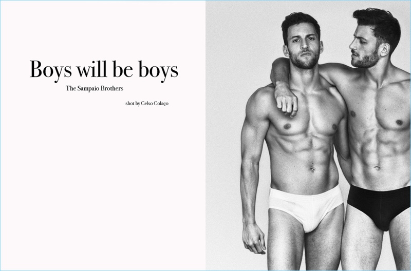 Boys Will Be Boys: Kevin & Jonathan Sampaio for WAM Magazine