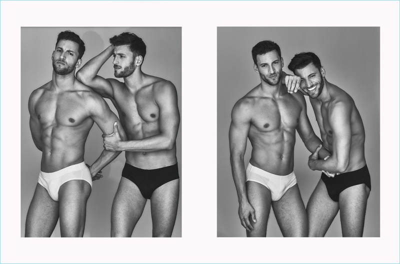 Jonathan and Kevin Sampaio star in a photo shoot for WAM.