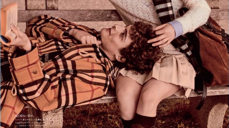 Check Mates: Newcomer Kennan Joins Ansley Gulielmi for Vogue Japan