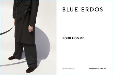 Luca Lemaire Sports Wet Hair Look for Blue Erdos Pour Homme