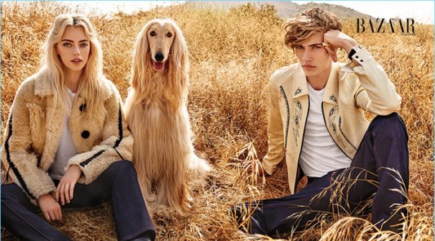 Double Trouble: Lucky Blue Smith & Sister Pyper America for Harper's Bazaar Singapore Double Trouble: Lucky Blue Smith & Sister Pyper America for Harper's Bazaar Singapore
