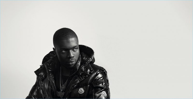 Rapper Sheck Wes for Moncler BEYOND campaign.