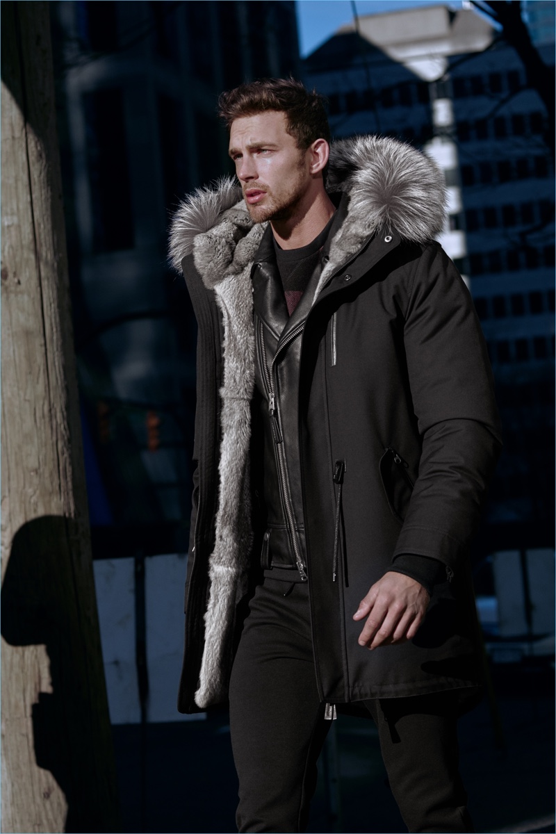 Model Christian Hogue appears in Mackage's fall-winter 2018 campaign. » Christian Hogue Heads to Vancouver, Canada for Mackage Fall '18 Campaign Model Christian Hogue appears in Mackage's fall-winter 2018 campaign.
