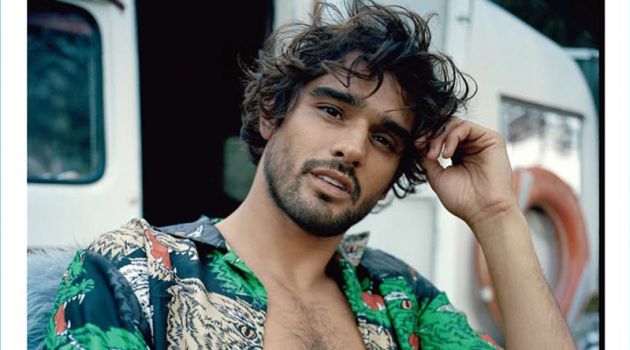 Tasmanian Devil: Marlon Teixeira for GQ Australia Marlon Teixeira stars in an editorial for the latest issue of GQ Australia.