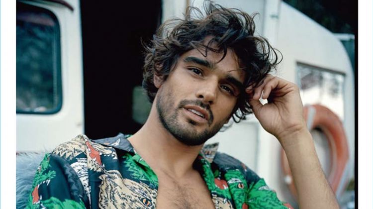 Marlon Teixeira stars in an editorial for the latest issue of GQ Australia.