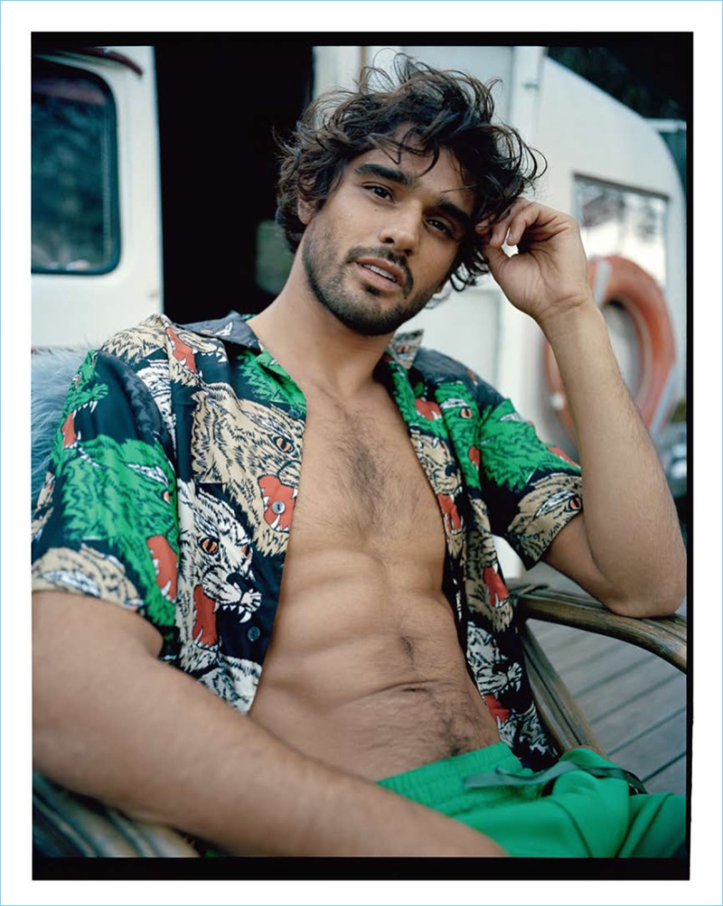 Marlon Teixeira stars in an editorial for the latest issue of GQ Australia.