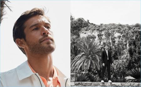 Tropical Element: Josh Upshaw Dons Summer Style for Massimo Dutti