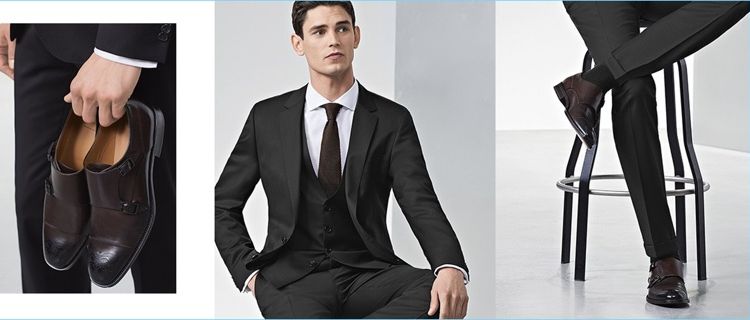 Hugo Boss Shows How to Match Suit & Shoe Colors