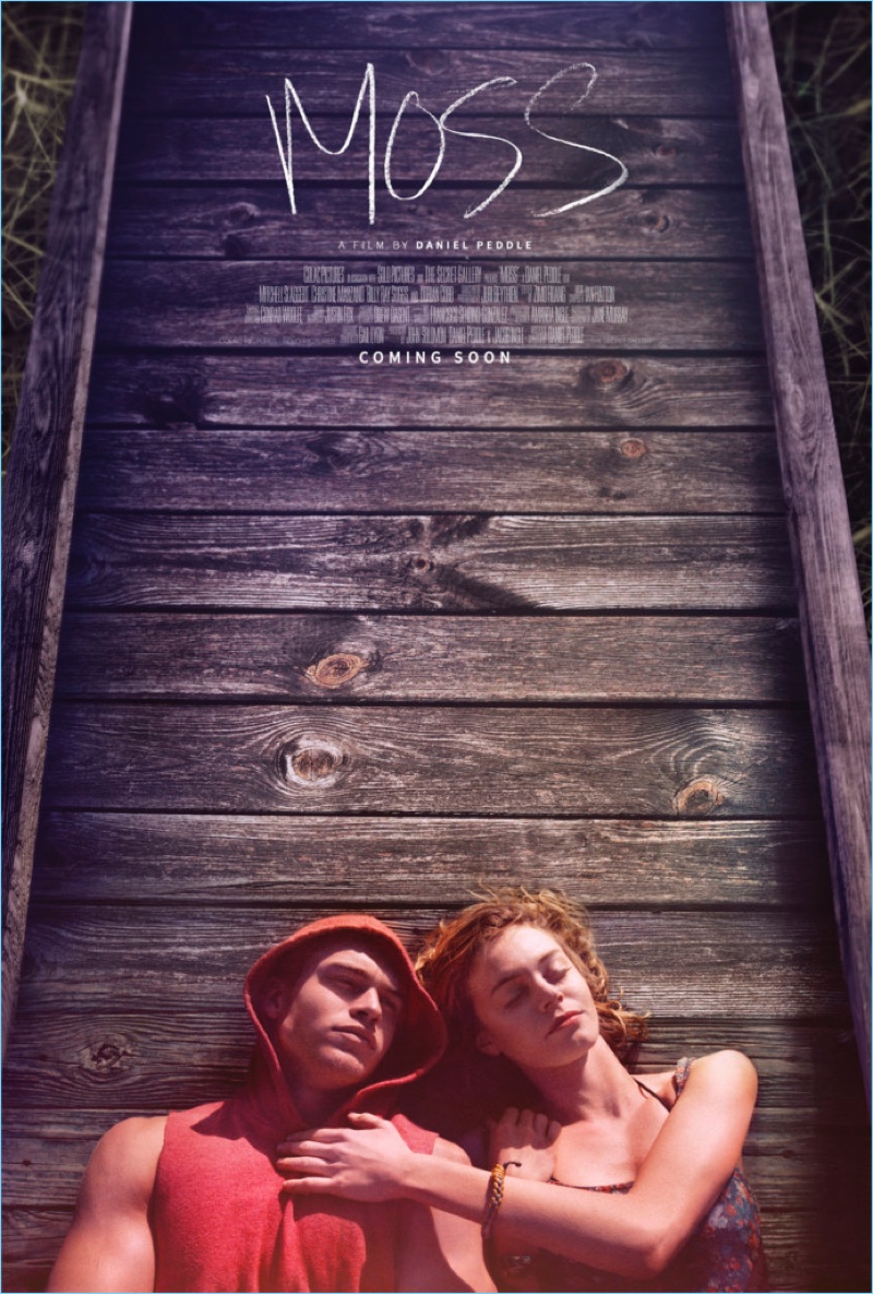 Christine Marzano and Mitchell Slaggert appear in poster artwork for Moss.