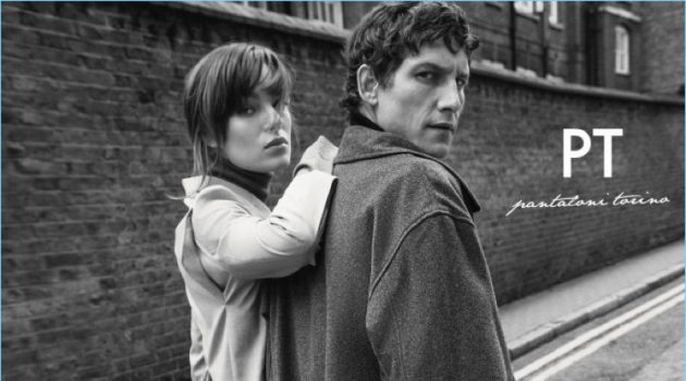 Roch Barbot Heads to London for PT Pantaloni Torino Fall '18 Campaign Making a statement in pants, Roch Barbot and Lisa-Louis Fratani star in PT Pantaloni Torino's fall-winter 2018 campaign.