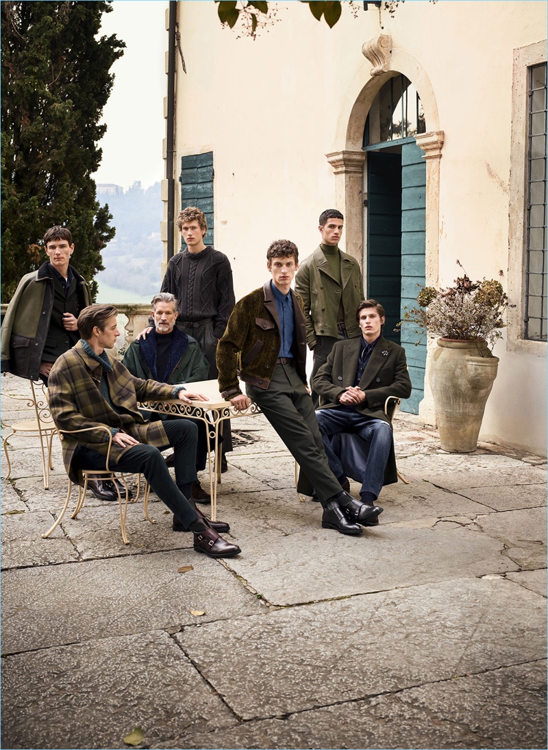 Villa Valmarana ai Nani serves as the setting for Pal Zileri's fall-winter 2018 campaign.