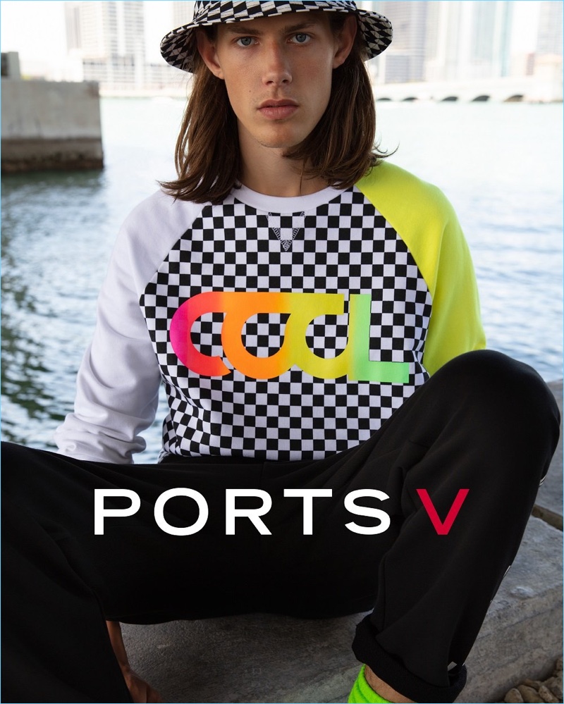Marcus Rye fronts the launch campaign for Ports V.