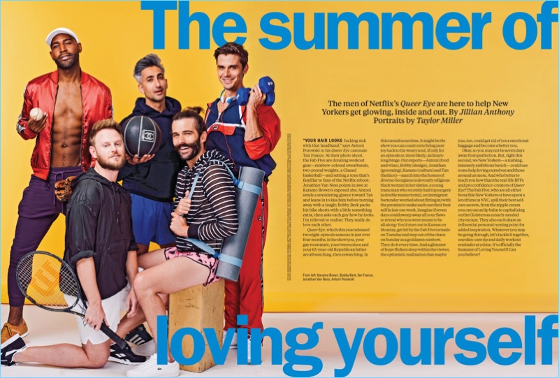 Time Out New York connects with the cast of Queer Eye for its latest issue.