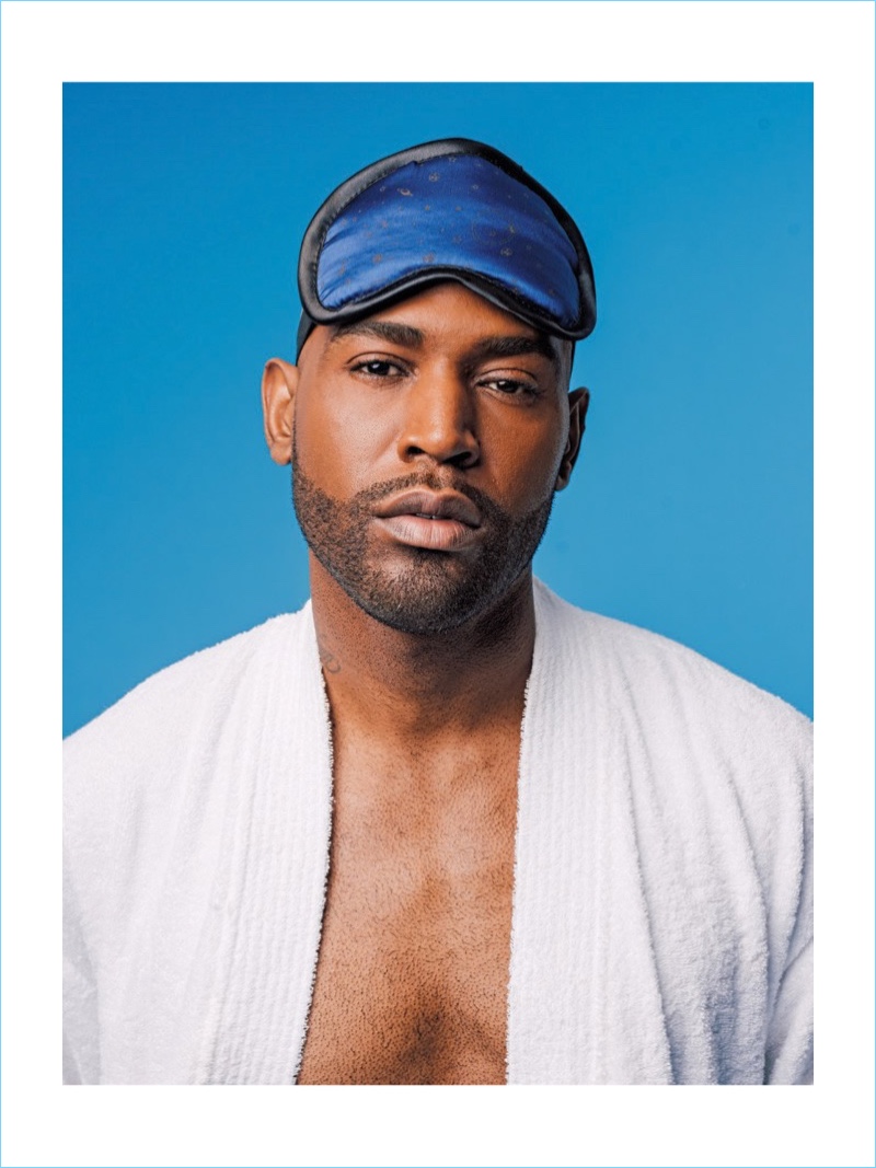 Karamo Brown appears in a photo shoot for Time Out New York.
